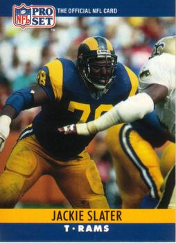 Jackie Slater Los Angeles Rams 1990 Pro set NFL #173